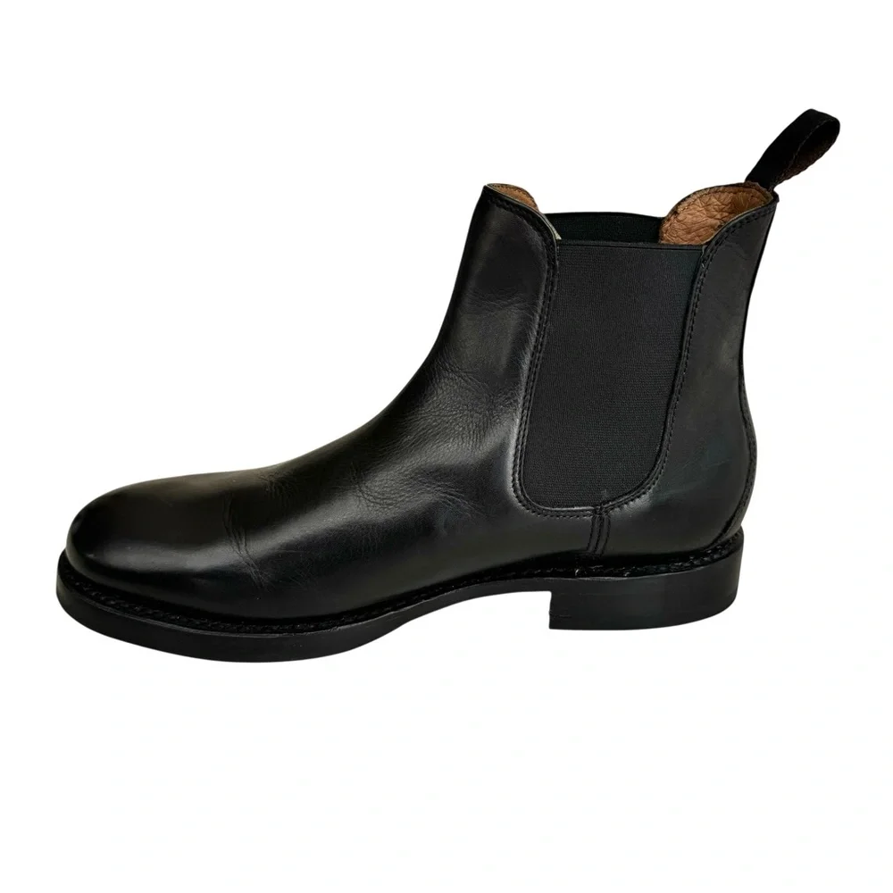 FRYE Dylan Chelsea Boots Black Leather Mens